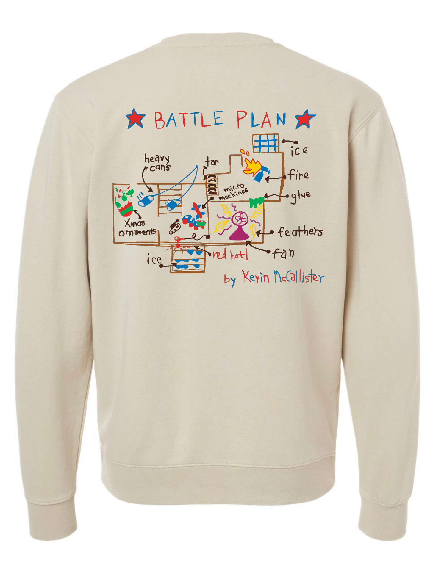 Home Alone Battle Plan Limited Edition Sweatshirt