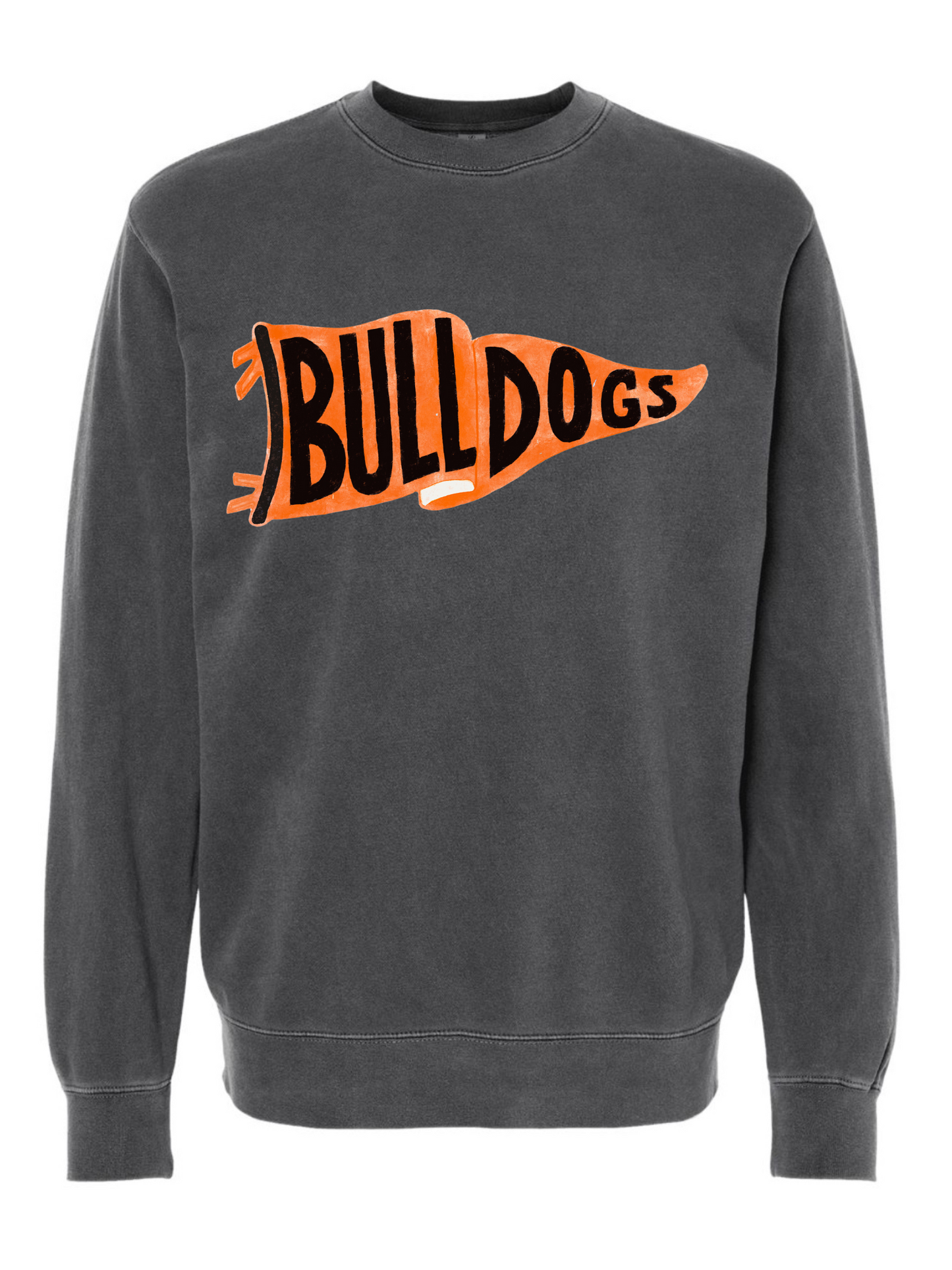 Bulldogs Vintage School Spirit Pennant Sweatshirt