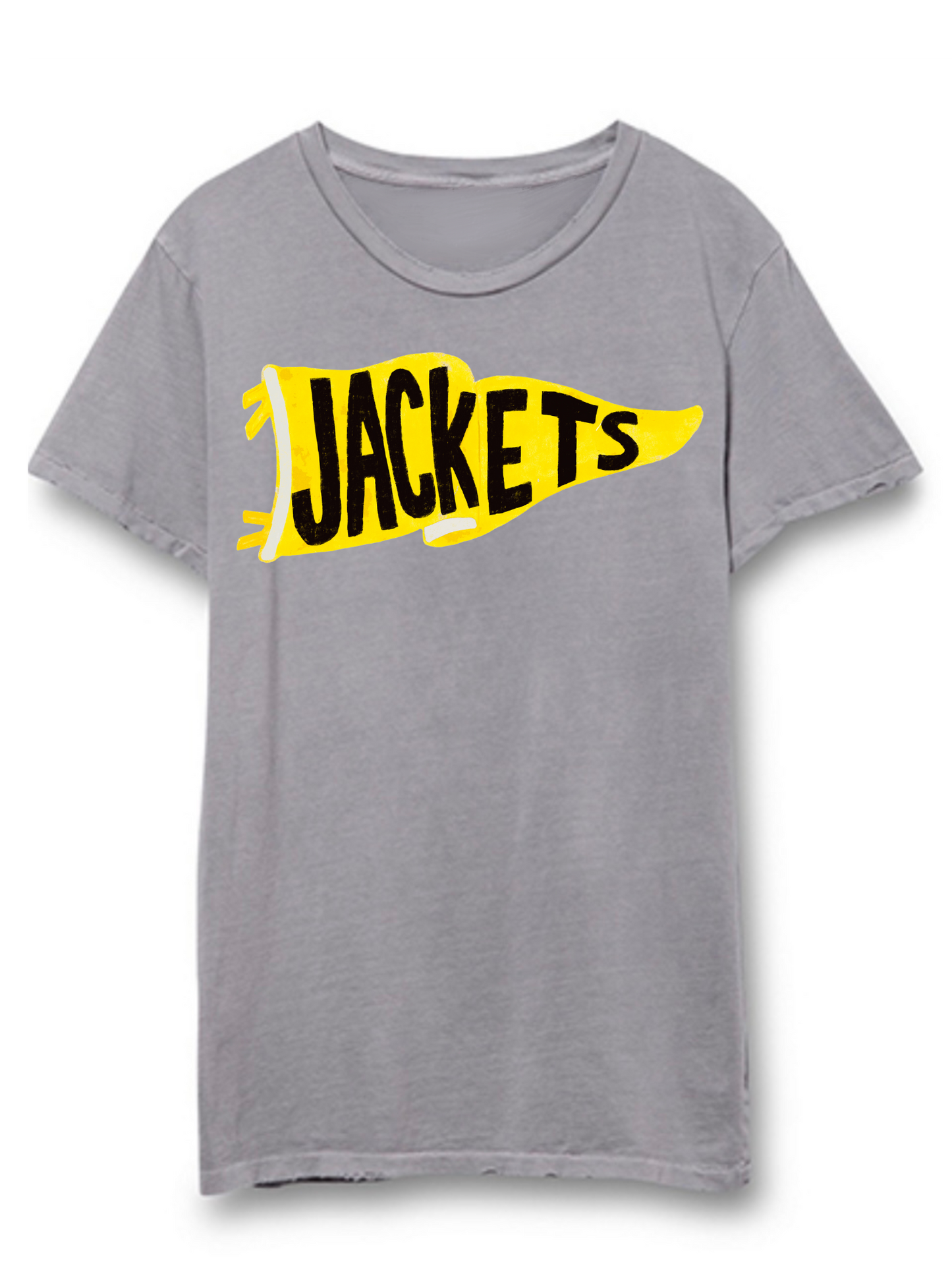 Jackets Vintage School Spirit Pennant Distressed Tee