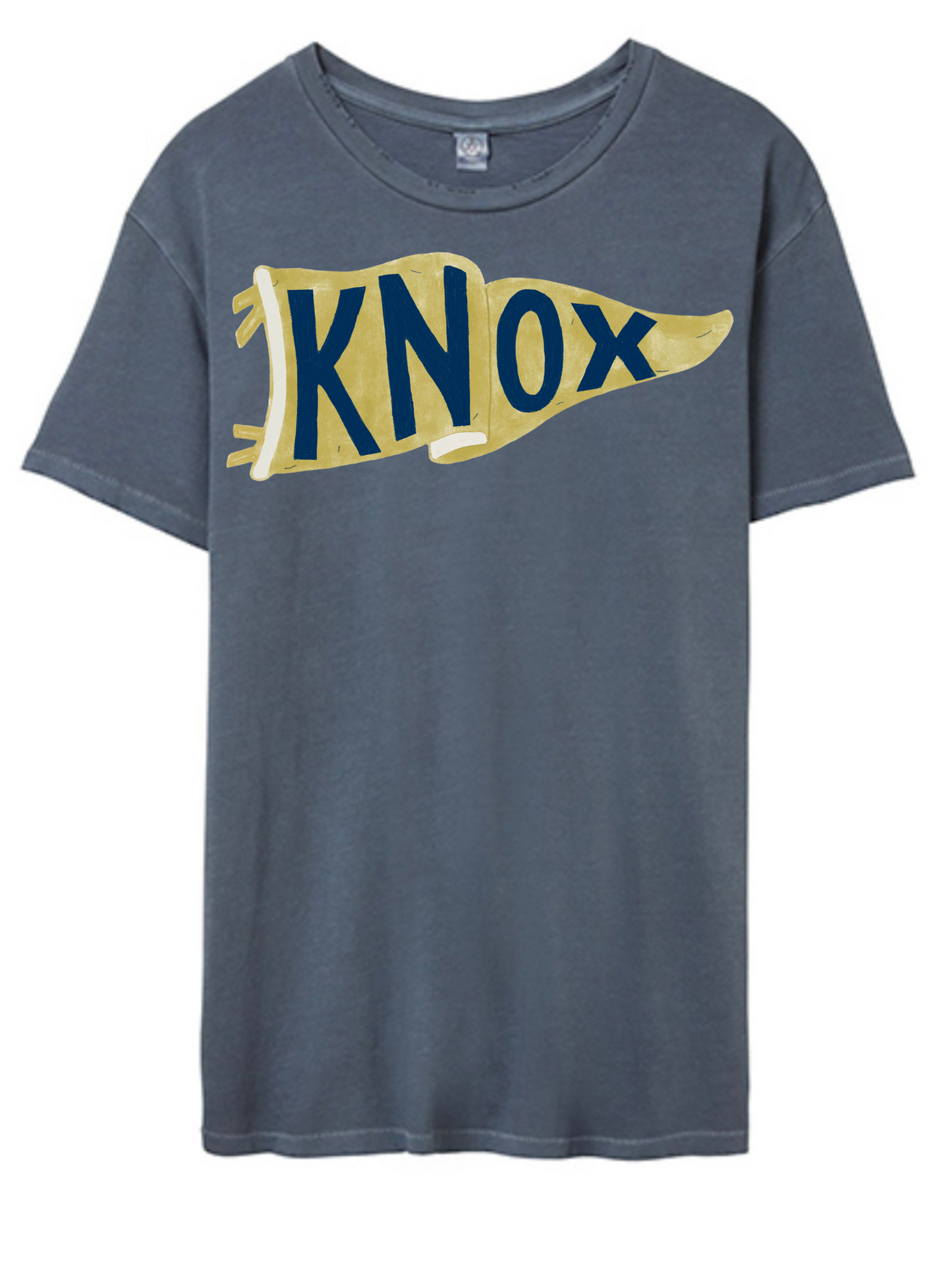 Knox Vintage School Spirit Pennant Distressed Tee