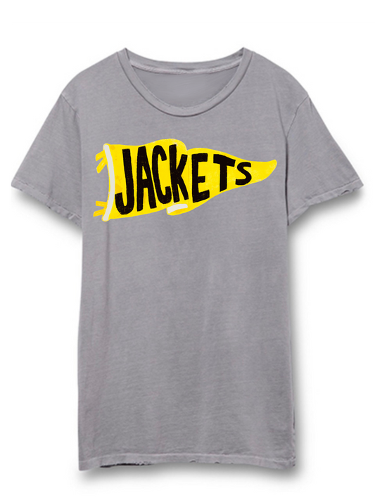 Jackets Vintage School Spirit Pennant Distressed Tee