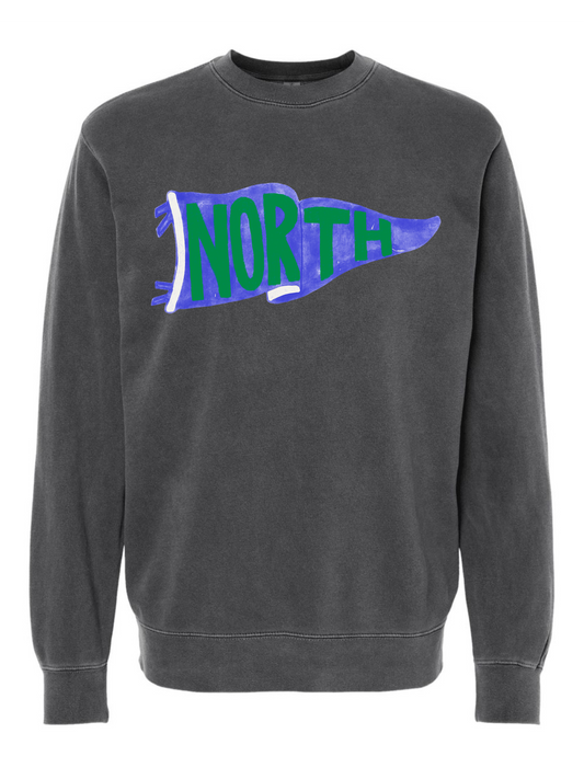North Vintage School Spirit Pennant Sweatshirt