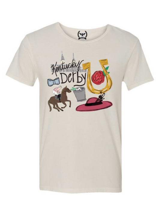 Kentucky Derby Distressed Tee